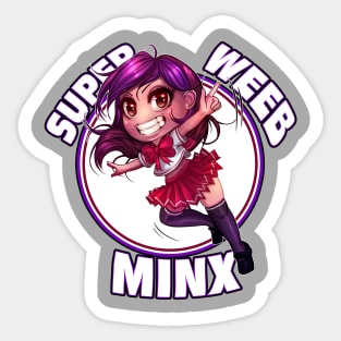 Super Weeb Minx Sticker